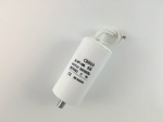 LOW-LOSS CAPACITOR CBB60 25UF 450V MADE FROM METALLIC POLYPROPYLENE MEMBRANE WITH PLASTIC SHELL